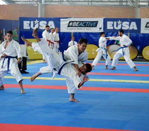 Istanbul Aydin University won Karate trophy in EUC Karate 2017